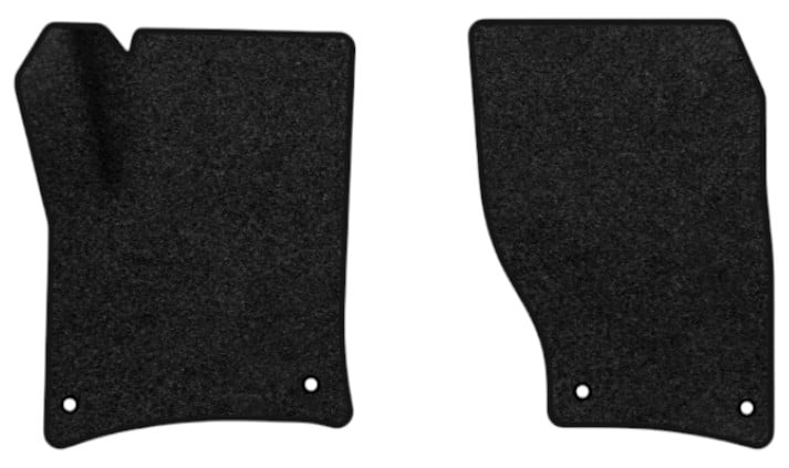 Коврики ворсовые в салон авто EVAtech Premium для Volkswagen Touareg (7P) (4-zone climate control) 2010-2014 2 поколение SUV EU черный кант (VW33959AD2TL4VPB)