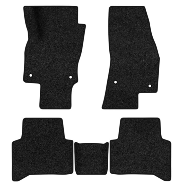 Коврики ворсовые в салон авто EVAtech Premium для Volkswagen Touran (5T) 7 seats 2015 2 поколение Minivan EU черный кант (VW13881CE5AV4VPB)