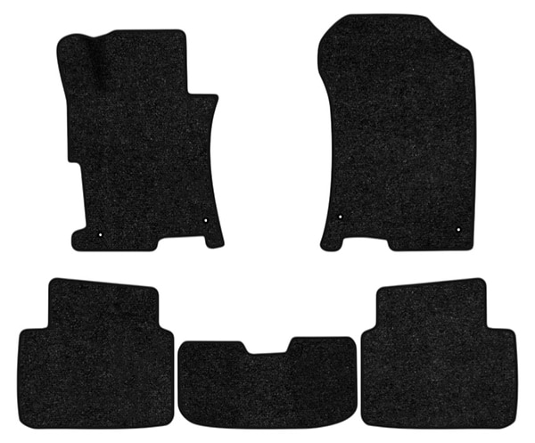 Фото - Коврики ворсовые в салон авто EVAtech Standard для Honda Accord (CP) 2008-2013 8 поколение Sedan USA черный кант HA13759CD5LA4VEB