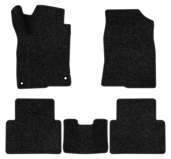 Фото - Коврики ворсовые в салон авто EVAtech Standard для Honda Civic (FK) 5-doors 2015-2021 10 поколение Htb USA черный кант HA1675CE5TL2VEB