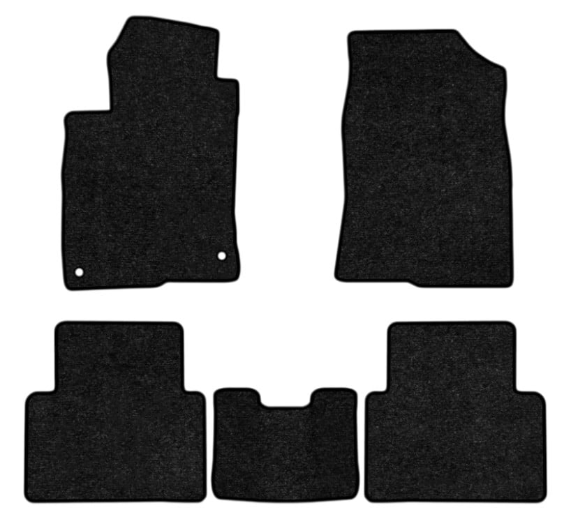 Килимки ворсові в салон авто EVAtech Standard для Honda Civic (FK) 5-doors 2015-2021 10 покоління Htb EU чорний кант HA1869CG5TL2VEB