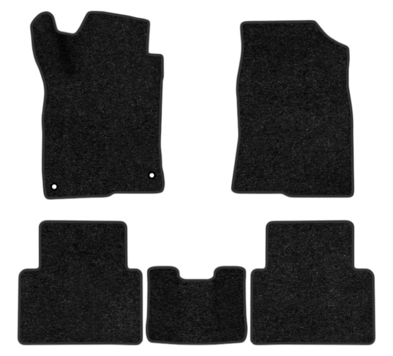 Коврики ворсовые в салон авто EVAtech Standard для Honda Civic (FK) 5-doors 2015-2021 10 поколение Htb EU черный кант HA1869CE5TL2VEB