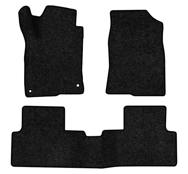 Фото - Килимки ворсові в салон авто EVAtech Standard для Honda Civic (FK) 5-doors 2015-2021 10 покоління Htb EU чорний кант HA1869ZE3TL2VEB