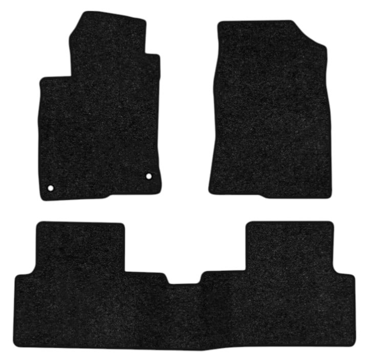 Коврики ворсовые в салон авто EVAtech Standard для Honda Civic (FK) 5-doors 2015-2021 10 поколение Htb EU черный кант HA1869ZG3TL2VEB