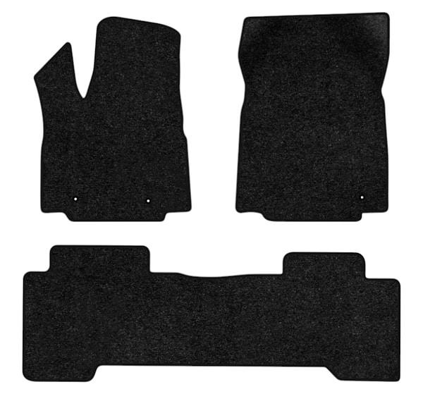 Фото - Коврики ворсовые в салон авто EVAtech Standard для Honda Pilot 2002-2008 1 поколение SUV USA черный кант HA22195Z3LA3VEB