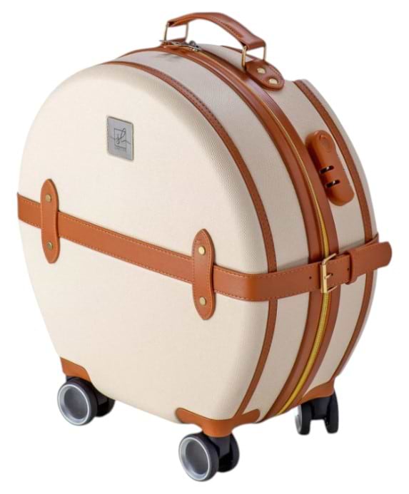 Валіза Semi Line S Ecru/Brown (T5670-2)