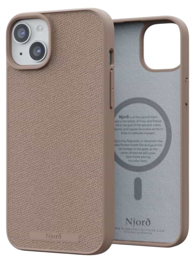 Чехол для смартфона Njord Fabric MagSafe Case Pink Sand for iPhone 15 Plus (NA52FA12) - Фото 1