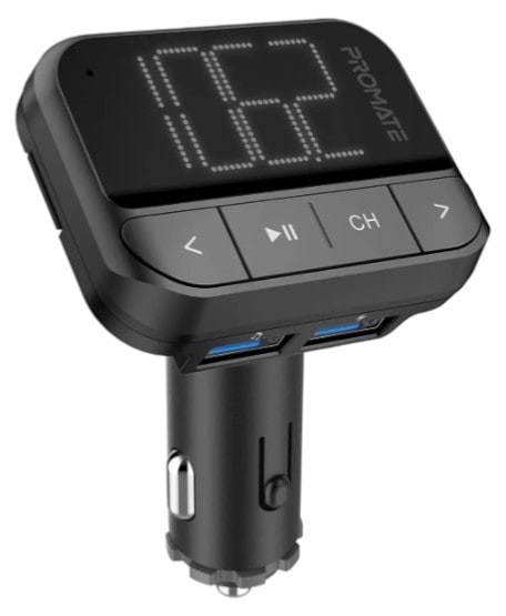 FM модулятор Promate ezfm-2.black - Фото 1