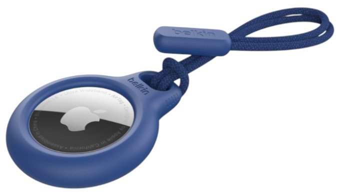 Чохол для бездротового маяка Belkin Secure Holder Strap AirTag Blue (F8W974BTBLU)