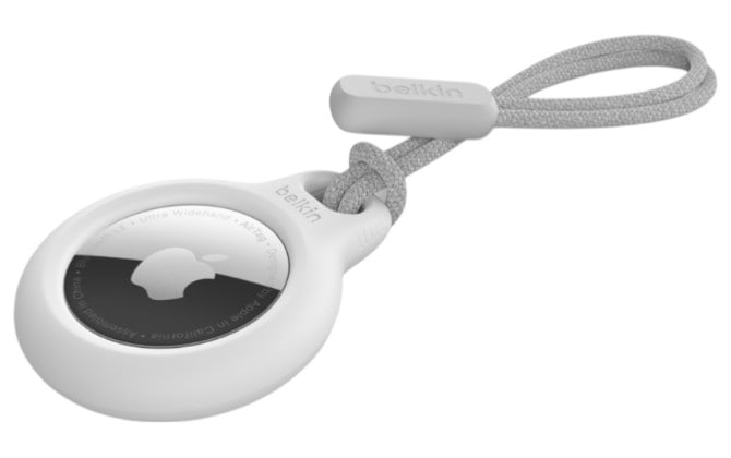Чохол для бездротового маяка Belkin Secure Holder Strap AirTag White (F8W974BTWHT) - Фото 1