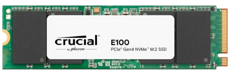 SSD-накопитель внутренний Crucial Micron E100 480GB PCIe Gen4 2280 NVMe M.2 (CT480E100SSD8)
