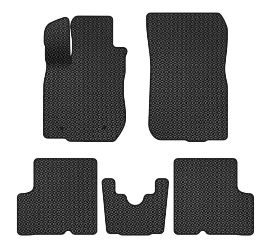 EVA коврики в салон авто EVAtech для Duster 2WD Dacia 2010-2015 1 поколение SUV EU DA32505C5RN2RBB
