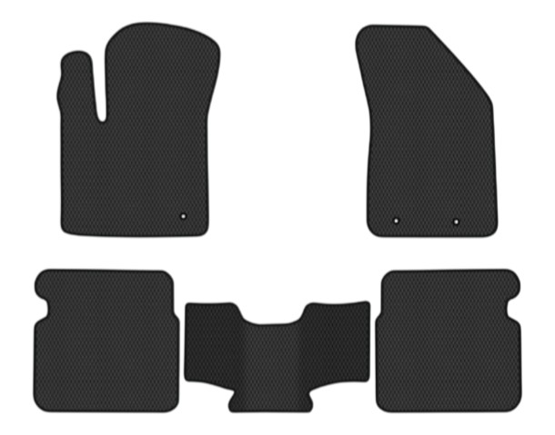 EVA коврики в салон авто EVAtech для Avenger (JS) Dodge 2007-2013 2 поколение Sedan USA DE11862CV5LA3RBB