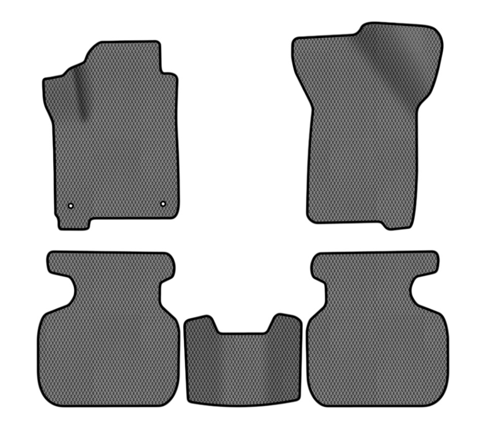 EVA коврики в салон авто EVAtech для Journey (2 clips) 5 seats Dodge 2007-2020 1 поколение SUV EU DE13386CD5LA2RGB
