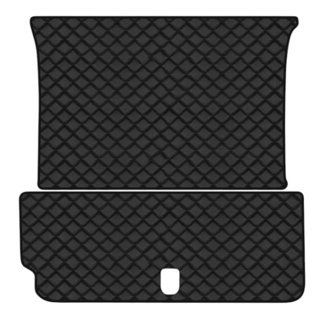 Коврик из экокожи в багажник авто EVAtech ECO для Model X 7 seats Tesla 2015-2017 1 поколение SUV USA (TA1672BE2BBB)