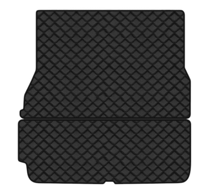 Килимок з екошкіри в багажник авто EVAtech ECO для Model X 6 seats Restyling Tesla 2017-2021 1 покоління SUV USA (TA44511BE2BBB)