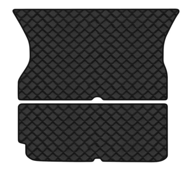 Коврик из экокожи в багажник авто EVAtech ECO для Model X 5 seats Tesla 2015-2017 1 поколение SUV USA (TA1670BE2BBB)