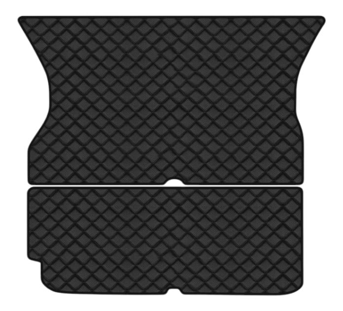 Коврик из экокожи в багажник авто EVAtech ECO для Model X 5 seats Restyling Tesla 2017-2021 1 поколение SUV USA (TA44513BE2BBB)