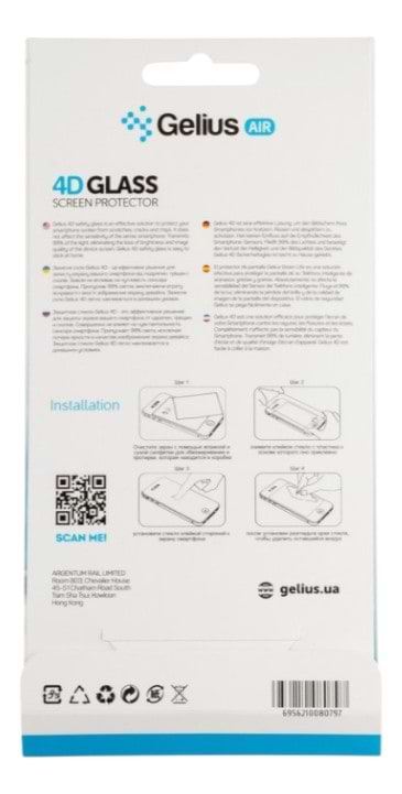 Фото - Защитное стекло для смартфона Gelius Pro 4D for Oppo Reno 7 Black (100470)