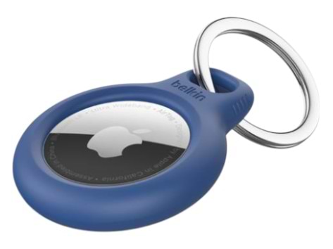 Чехол для беспроводного маяка Belkin Secure Holder with Key Ring AirTag Blue (F8W973BTBLU)