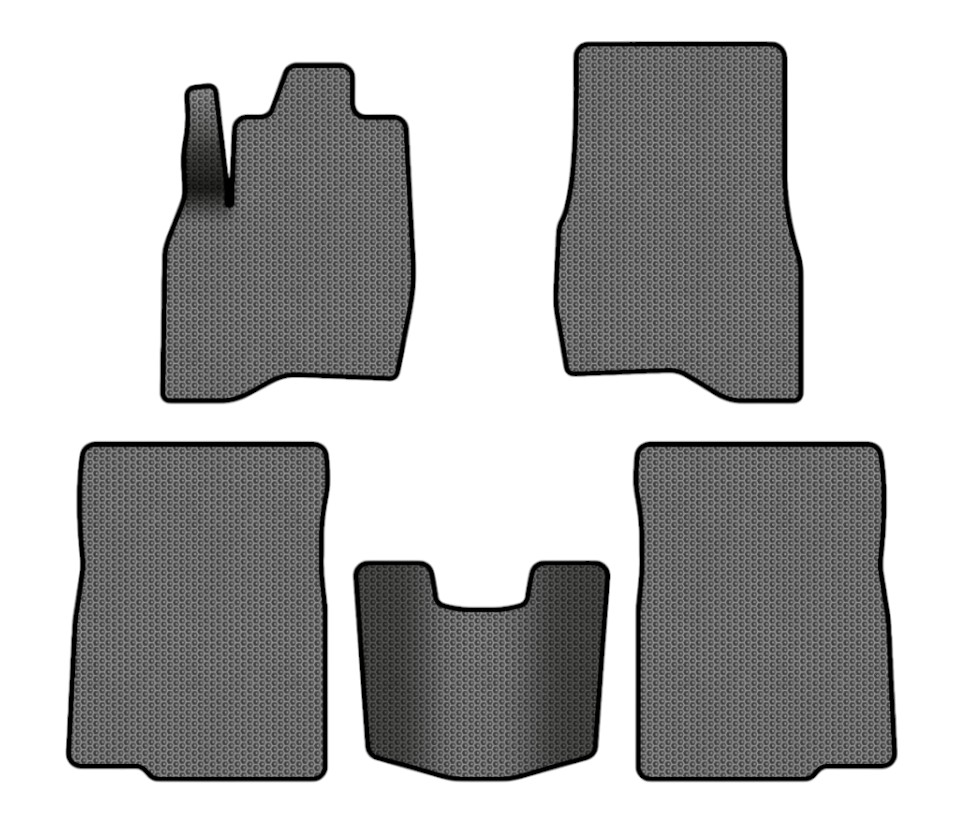 EVA коврики в салон авто EVAtech для Explorer Restyling 7 seats (2+3+2) Ford 2016-2019 5 поколение SUV USA FD357C5SGB