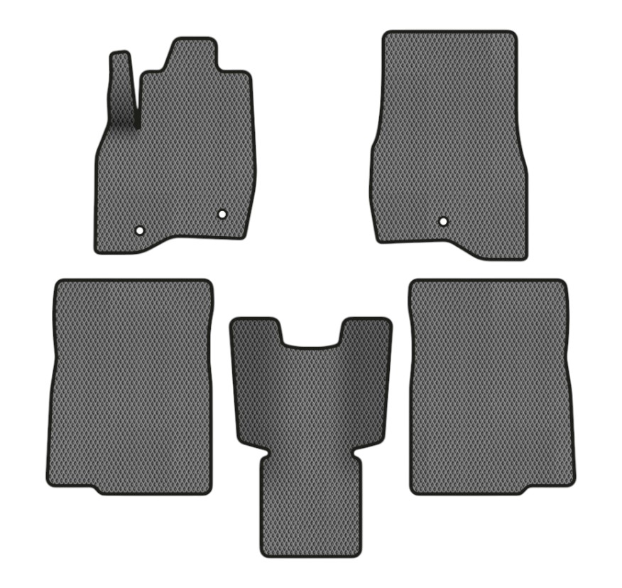 EVA коврики в салон авто EVAtech для Explorer Restyling 6 seats (2+2+2) Ford 2016-2019 5 поколение SUV USA FD43565C5AV3RGB