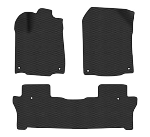 EVA коврики в салон авто EVAtech для Pilot 8 seats Honda 2015-2022 3 поколение SUV USA HA12342ZD3TL6RBB