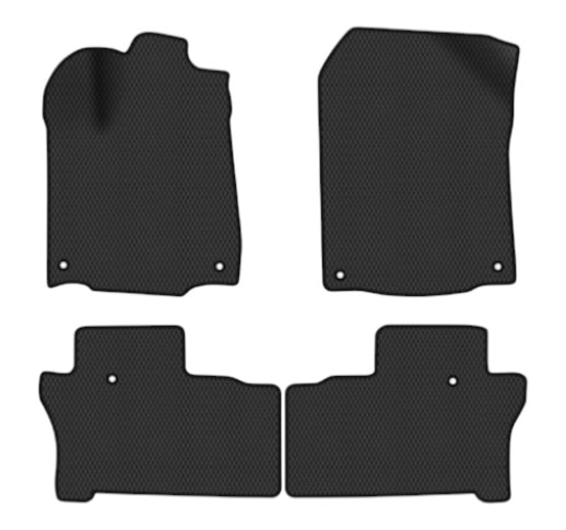 EVA коврики в салон авто EVAtech для Pilot Elite 7 seats Honda 2015-2022 3 поколение SUV USA HA12343PDC4TL6RBB