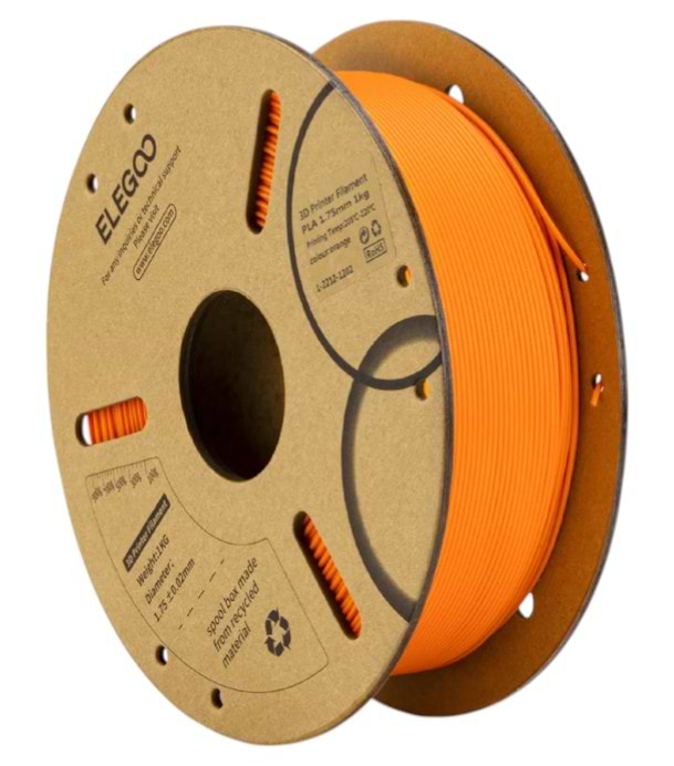 Нитка для PLA-картриджа Elegoo Filament 1.75 мм оранжевый (50.203.0067)