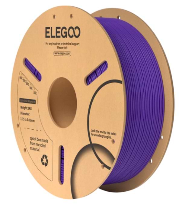 Нитка для PLA-картриджа Elegoo Filament 1.75 мм фиолетовый (50.203.0105)