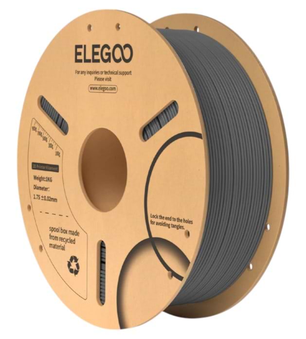 Нитка для PLA-картриджа Elegoo Filament 1.75 мм космический серый (50.203.0109)