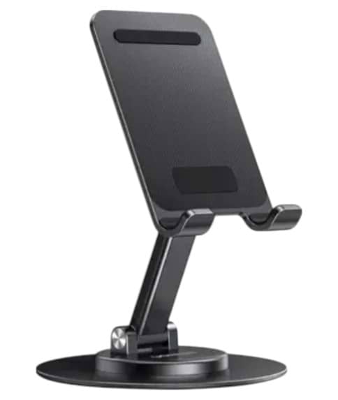 Подставка для мобильного устройства UGREEN LP805 Swivel & Foldable Multi-Angle Phone Stand Black (35152) - Фото 1