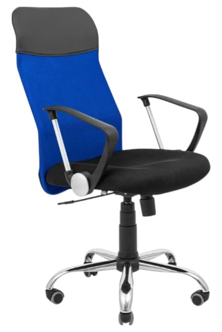 Фото - Кресло офисное Richman Ультра Ю Хром M-1 (Tilt) Сетка черная + синяя Фото - Кресло офисное Richman Ультра Ю Хром M-1 (Tilt) Сетка черная + синяя
