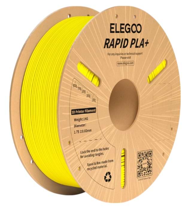 Нитка для PLA-картриджа Elegoo Rapid Plus Filament 1.75 мм желтый (50.203.0121)