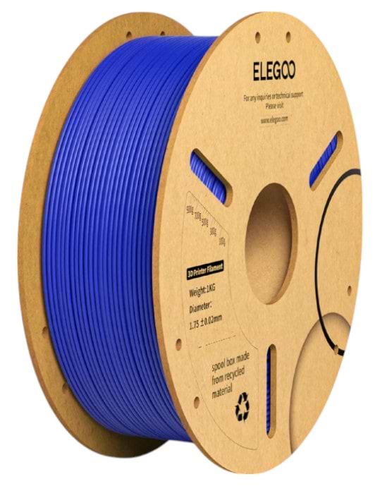 Нитка для PLA-картриджа Elegoo Plus Filament 1.75 мм темно-синий (50.203.0072)