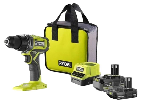 Фото - Дриль-шуруповерт Ryobi ONE+ RDD18-2C415S + сумка (5133005612)