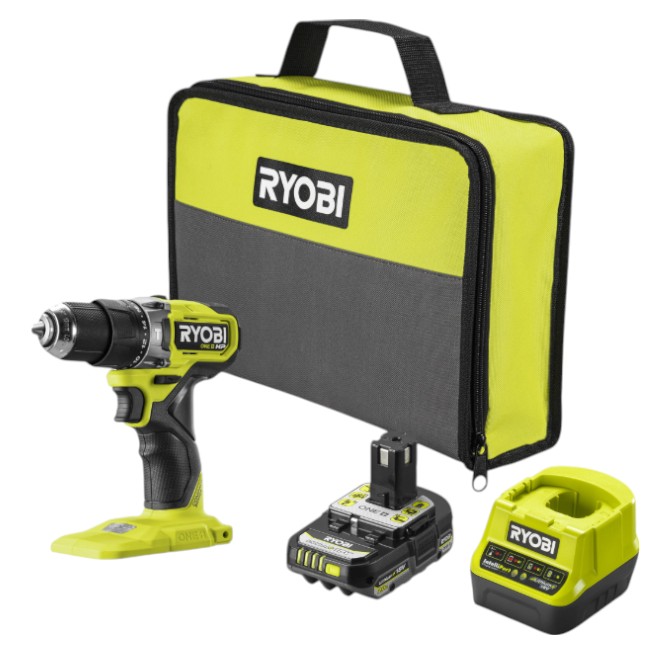 Дриль-шуруповерт Ryobi ONE+ HP RPD18C1-1C20G + сумка (5133006525) - Фото 1