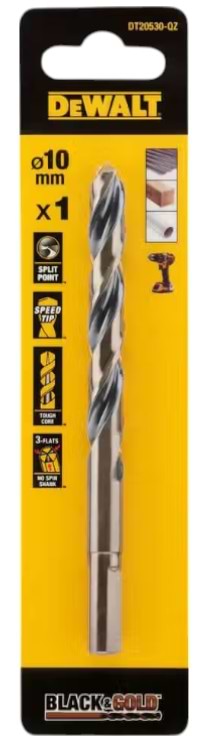 Свердло DeWALT BLACK & GOLD HSS - G (DT20530)