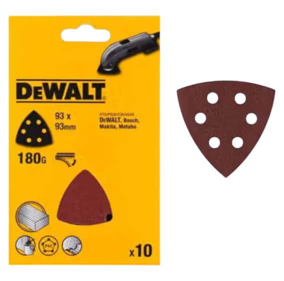 Лист шліфувальний DeWALT 93 мм 10 шт. (DT3095)