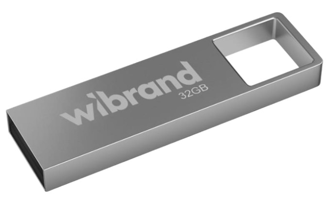 Флеш USB Wibrand USB 2.0 Shark 32Gb Silver (WI2.0/SH32U4S)