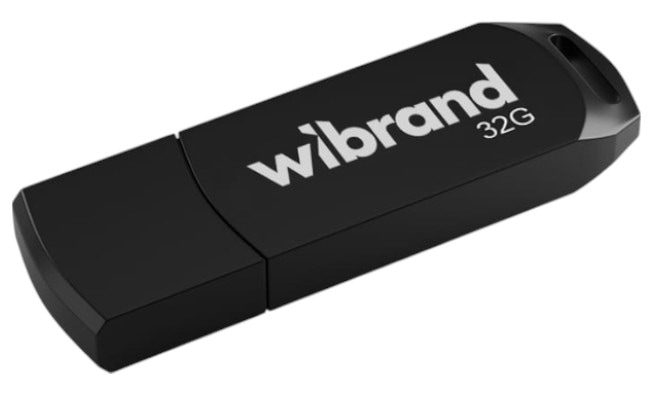 Флеш USB Wibrand USB 2.0 Mink 32Gb Black (WI2.0/MI32P4B)