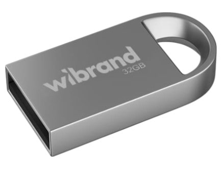 Флеш USB Wibrand USB 2.0 Lynx 32Gb Silver (WI2.0/LY32M2S) - Фото 1