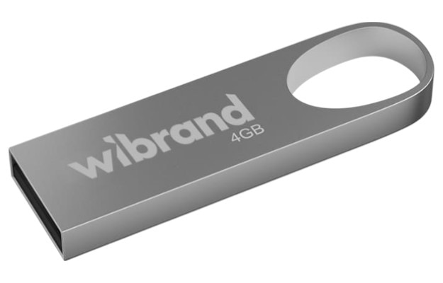 Флеш USB Wibrand USB 2.0 Irbis 4Gb Silver (WI2.0/IR4U3S)