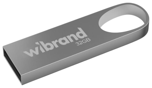Флеш USB Wibrand USB 2.0 Irbis 32Gb Silver (WI2.0/IR32U3S) - Фото 1
