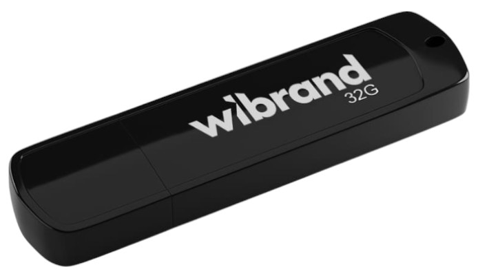 Флеш USB Wibrand USB 2.0 Grizzly 32Gb Black (WI2.0/GR32P3B)