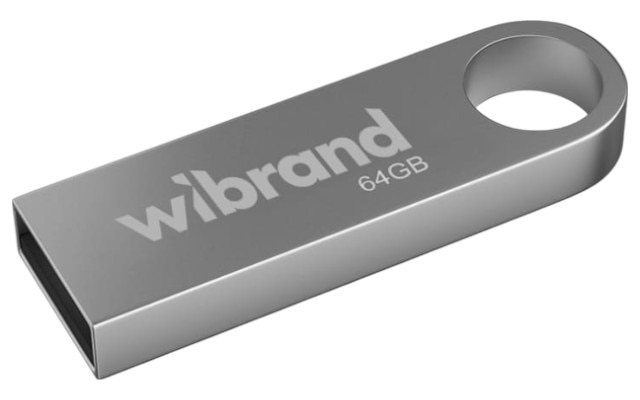 Флеш USB Wibrand USB 2.0 Puma 64Gb Silver (WI2.0/PU64U1S) - Фото 1