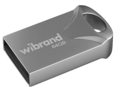 Флеш USB Wibrand USB 2.0 Hawk 64Gb Silver (WI2.0/HA64M1S)