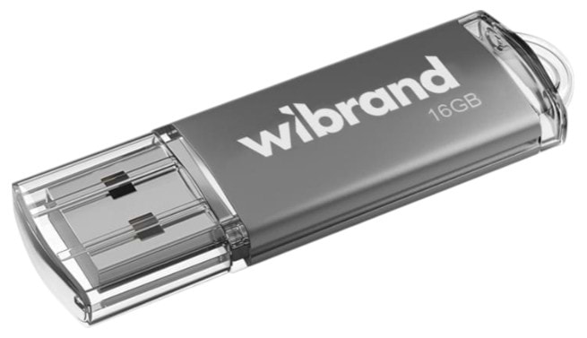 Флеш USB Wibrand USB 2.0 Cougar 16Gb Silver (WI2.0/CU16P1S)