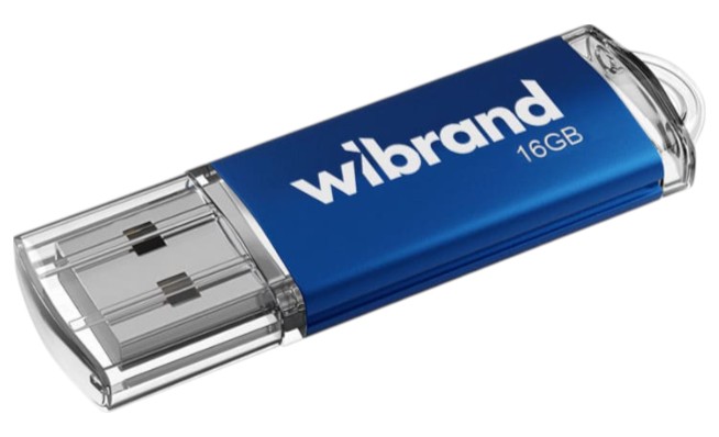 Флеш USB Wibrand USB 2.0 Cougar 16Gb Blue (WI2.0/CU16P1U)