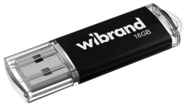 Флеш USB Wibrand USB 2.0 Cougar 16Gb Black (WI2.0/CU16P1B)